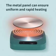 Riscaldatore per bollitore da tè alimentato tramite USB - Realizzato in materiale ABS, Pad elettrico per riscaldare bevande a 45°C - Mantiene il caffè caldo per tutto l'inverno - Perfetto per uso domestico e in ufficio - Idea regalo ideale per Natale, Ringraziamento, San Valentino, Festa del Papà e Festa della Mamma - Supporta solo la funzione di mantenimento del calore, non la funzione di riscaldamento.