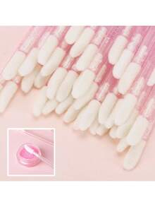 200/100/50pcs Makeup Pad Swabs Lip Brush Eyelash Brush Set, Shiny Crystal Makeup Brush Makeup Tool Set, Girls Gift, Mother's Day Gift, Complete Makeup Tool Set, Makeup Brush Set, Makeup Brush Set, Makeup Gift Set - Multicolor - View 10
