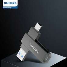 PHILIPS 飞利浦 60UT-S USB 3.2 Type-C 闪存盘 双接口 高速大存储 手机电脑通用