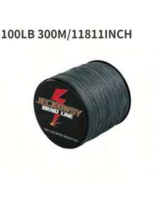 Línea de pesca trenzada de 300M/11811 pulgadas con larga distancia de tiro, línea principal, sin estiramiento, 6-100 LB