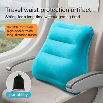 露营沙滩枕旅行枕可折叠充气旅行枕 - 超柔软毛绒颈枕，带便携式泵，符合人体工程学的 C 形设计，适用于飞机、汽车和露营（灰紫色），飞机旅行颈枕