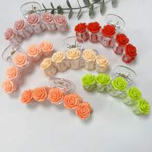 1pc Oversized Sunflower Claw Hair Clip, Cute & Versatile Floral Hair Accessory Hair Clips Hair Jaw Clip Hair Clamps Hair Clutch Hair Catcher Clip - Yellow - View 11