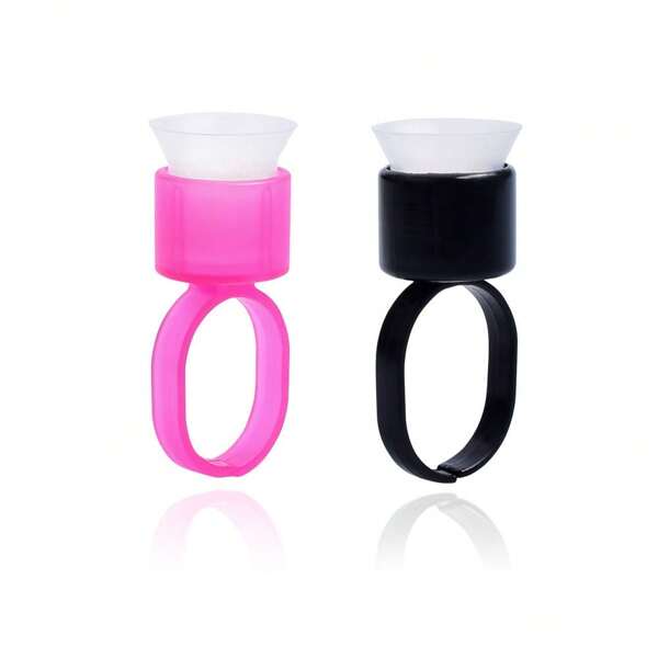 Wokaluo 100 stuks/pak wegwerpbare wenkbrauw tatoeage make-up microblading pigmentcups, permanente make-up sponsringen