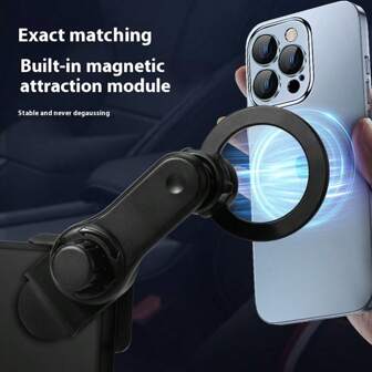 Nuovo supporto magnetico galleggiante per telefono cellulare da auto, supporto regolabile e ruotante adatto alla maggior parte dei veicoli compatibile con e smartphone Android, idea regalo per compleanni, famiglia e amici, accessorio per auto