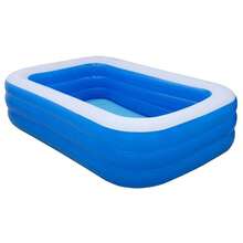 Thick PVC Inflatable Adult Swimming Pool, Cartoon Swimming Pool, Entertainment Pool, Large Household Swimming Pool, Beach Essential, Beach Accessories, Swimming Pool Floats - Multicolor - View 11
