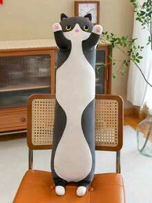 Molutian 2 Sizes (50/70cm) Long Plush Cat Doll, Cute Animal Cat Creative Long Soft Plush Doll, Office Rest Sleep Pillow Cushion Stuffed Gift Doll, Children Birthday Gift, Christmas Gift, Girls Gift - Multicolor - View 14