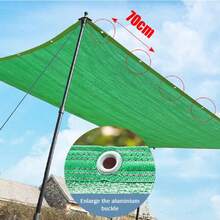 1PCS 2X10M Privacy Screen Netting 95% Garden Screening Fencing Windbreak Fence Sunshade Net Green - Green - View 7