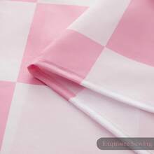 Checkered Shower Curtain, Pink Shower Curtains For Bathroom, Cute Retro Checkerboard Shower Curtain Vintage Aesthetic, Machine Washable Fabric Bath Curtain, 72''x72'' - 粉色 - 查看 8