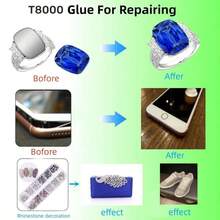 15ml/50ml/110ml T-8000 Craft Glue, Multi-Purpose T8000 Super Adhesive, Suitable For Diamonds, Crafts, Clothing, Fabrics, Jewelry Making, Liquid Phone Glue - Multicolor - View 2