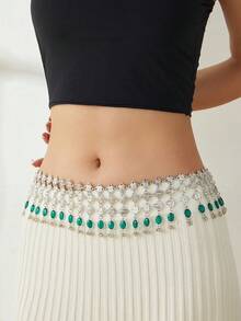 1pc Bohemian Style Tassel Waist Chain, Suitable For Beach Vacation And Daily Wear - Tassel Waist Chain - View 23