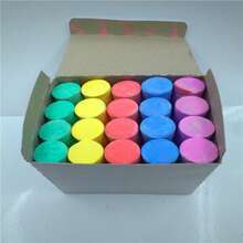 Washable Sidewalk Easter Chalk Drawing Game Painting Blackboard Learning Chalk Teacher Chalk Industrial Chalk Suitable For Playground Classroom Outdoor Entertainment Creativity School Supplies, Back To School - Multicolor - View 9