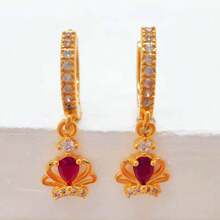 2pcs/Set New Fashion Middle Eastern Bridal Earrings