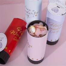 1pc Mini Handheld Gift Cone Pink Portable DIY Spring Jet Gift Cone Colorful Confetti Confetti For Birthday Party Wedding Mother's Day Family Gathering Atmosphere Favors Props
