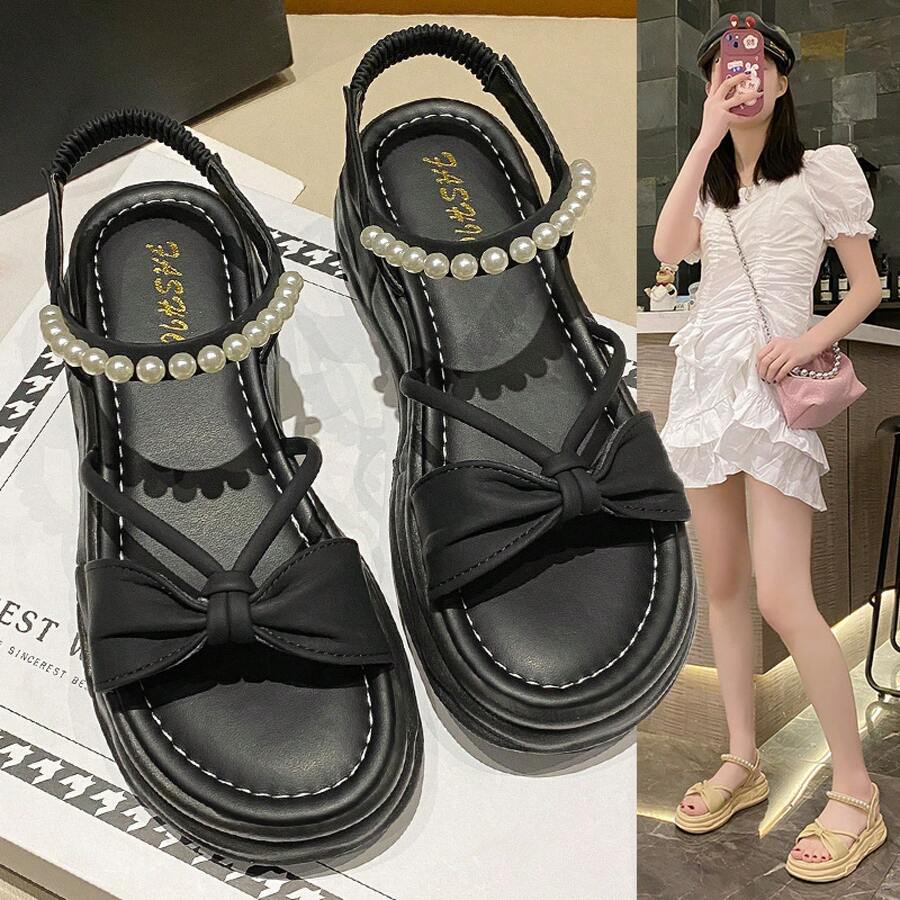 Women Flat Sandals - 黃色 - 查看 1