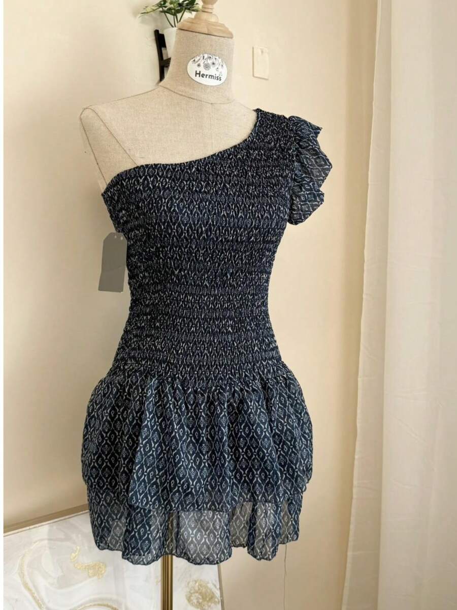 Women Short Dresses - Xanh Cũ - Xem 1