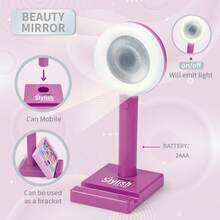 儿童过家家化妆玩具套装，包含女孩手提包、手机、车钥匙、化妆品玩具套装，学习换装，适合生日、新年礼物 - 彩色 - 查看 3