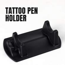 Suporte para caneta de tatuagem, suporte para máquina de tatuagem, suporte para exposição de tatuagem - simples e prático com base de silicone de aderência segura para manter as ferramentas organizadas, acessórios essenciais de estúdio para tatuadores