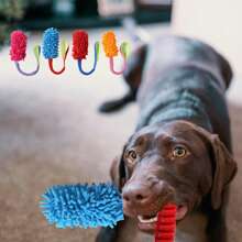 1 Piece Of Toy Suitable For Dogs That Love To Chew, Soft Plush Pulling Rope Tug-Of-War Pet Toy With A Handle - An Interactive Chewing Toy For Fun Play, Teeth Cleaning, And Training Exercises.