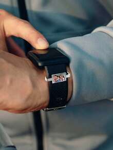 Customized Photo Watch Charms, Watch Band Decoration, Smart Watch Photo Charms, Personalized Watch Band Charms, Personalized Gifts,Jewelry & Watches,Season Picks,Elegant Outfit,New Year Glamour ,For Family ,Spring Fashion 2026 - Multicolor - View 2