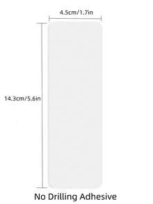 1pc Stainless Steel Paper Towel Rack Holder Wall Mount For Kitchen,Paper Towel Holder Rach,Bulk- Self-Adhesive Under Cabinet,Kitchen Storage Rack,Both Available In Adhesive And Screws