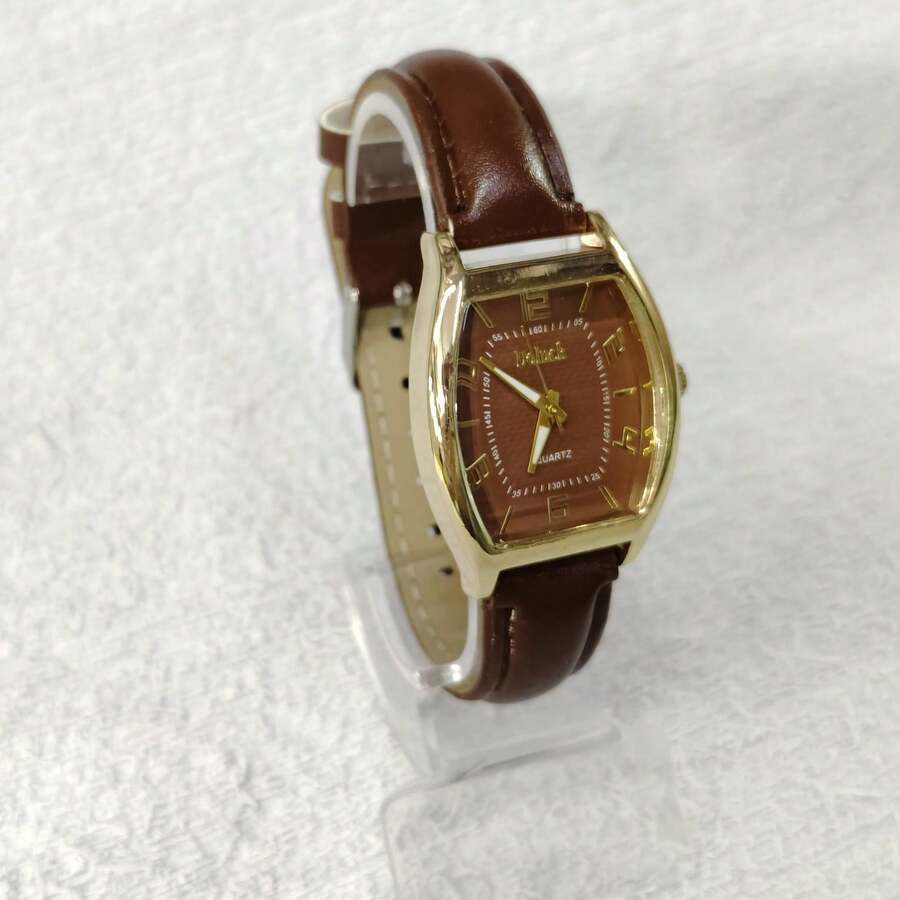 Classic Barrel Style Women's Watch Launch - Brown - View 1
