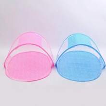 1 Stück Kindermückennetz zum Falten, Baby Mückennetz für Kinderbett ohne Installation, Cartoon Schiff-förmiges Mückennetz mit Reißverschluss, faltbares Mückennetz für Kinderbett