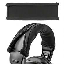 耳机头带盖适用于 Audio Technica ATH M50X，替换头带垫保护器也适用于 ATH M10 M20 M30 M35 M40X M40FS M45 M50 M50S、MDR-7506 MDR-V6 MDR-CD900ST - 黑色 - 查看 2