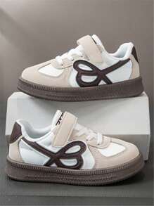 Zapatillas de moda para niños Otoño 2025 Nuevo diseño talla grande vendido, Zapatos deportivos y casuales para niñas y niños, Suela suave minimalista