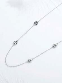 Kaletine 時尚925純銀&氧化鋯邪惡之眼吊墜項鍊 - 查看 10