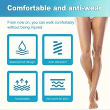 5/10/20/30/40/50pcs Extra Large Plus Size Inner Anti-Friction Leg Sleeves, Unisex Elastic Thigh Protector To Prevent Chafing Walking, Anti-Chafing Sticker For Thigh,Comfort And Protection Four Seasons Available