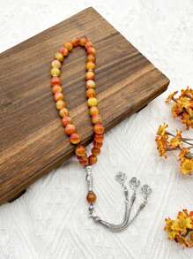 33 Stücke/Set 10mm Gebetsperlen Kette, klassische Mehrfarbauswahl, geeignet für den täglichen Gebrauch, Feste, Geschenke