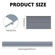 35mm X 1m Heavy Duty PVC Door Bottom Draft Excluder - Windproof Weather Stripping Seal Strip For Doors & Windows, Gap Blocker Tape