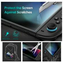 Switch2 Tempered Film, 9H Screen Protector For NS2 Tempered Glass Anti-Scratch HD Clear Protective Film For NS2 Accessories,2 Packs Screen Protector For NS2 ,Transparent HD Clear Anti-Scratch Screen Protector Accessories - Multicolor - View 8