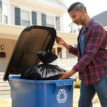 50/100pcs Heavy Duty Trash Bags | Extra Large, Leak-Resistant & Tear-Proof | For Commercial Use In Shopping Malls, Supermarkets, Hospitals & Outdoor Cleanup - For Businesses & Cleaning Services - Ideal For Waste Management & Sanitation - Multicolor - View 7