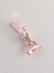 Rose Gold Transparent Handle Eyelash Curler, Jelly Texture Eyelash Curler,Makeup,Cheap,Room Decor,Vanity,Travel,Bedroom,Makeup Accessories,Eyelash Curler