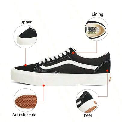 Giày thể thao Vans Unisex Old Skool VR3 Canvas cổ thấp, giày sneaker thường ngày.