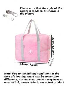 1 pieza Bolsa de viaje portátil, Bolsa de almacenamiento unisex, Bolso de mano conveniente para damas, Bolsa de viaje de gran capacidad para hombres, Bolsa de viaje plegable, Bolsa de almacenamiento de equipaje en movimiento, Bolsa de avión portátil, Bolsa para empacar ropa, Bolsa de viaje de gran capacidad multifuncional, Bolsa de deporte y acondicionamiento físico para artículos personales, Bolsa de viaje de fin de semana impermeable, Accesorios de viaje multifuncionales unisex. - Multicolor - Ver 12