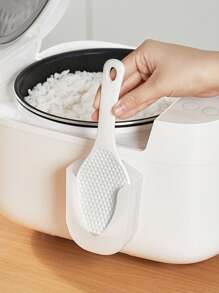 1pc Kitchen Ladle Holder, Suction Cup Spoon Rest Rack For Rice Cooker, Ladle & Soup Spoon Hanger, Household Utensil Storage