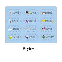 Custom Name Labels With Cute Patterns, Suitable For Sewing On Garments, Quilts, Backpacks, Hats, Dolls, And Hand-Knitted Items. Ideal For Daycare And School Stationery.Name Labels, Customized Labels, Daycare Labels