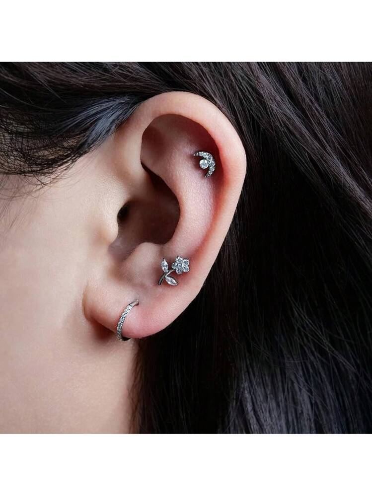 ♡ れおんさま ♡ 2wayチタンピアス 凛 RIN ピアス レディース ハート 16Kコーティング 16金 チタンポスト