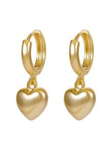 1 par de pendientes de acero de titanio con diseño de flor hueca de moda para mujeres, regalo sorpresa para esposa/novia en su cumpleaños