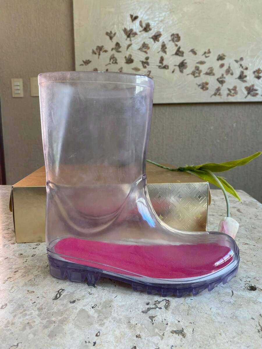 Transparent Children's Rain Boots, Unisex Long Shaft - Rain Boots For Boys And Girls R