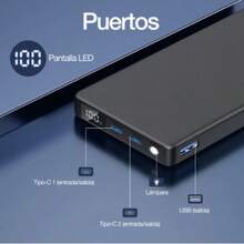 1HORA Power Bank Batería 10000mAh Carga Rapida 22.5W  GAR264 - Negro - Ver 3