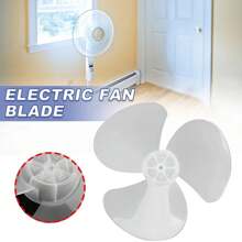 16Inch 3 Leaves Plastic Fan Blade Electric Fan Accessories Household Standing Pedestal Fan Blade Table Fanner With Nut Cover