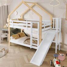 Kids Bed Frames, Headboards & Footboards - White + Solid Wood+MDF + 90cm*200cm - View 9