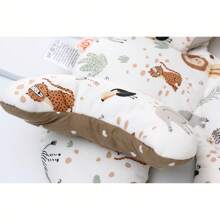 Imbottitura in cotone per passeggino, carrello per sedia da pranzo per bambini, imbottitura in puro cotone, cuscino universale per seduta del passeggino, disponibile su entrambi i lati, 68 x 33 cm