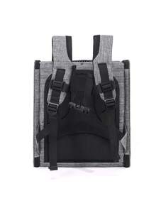 便携式猫笼 - 适用于中型猫和体重不超过 15 磅的小型犬的软边猫笼，宠物包，航空认可的旅行狗笼，宠物笼，猫笼，手持宠物包，宠物背包