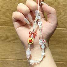 1 pieza Estilo aleatorio Accesorio de teléfono con colgante de Hello Kitty Kawaii de Sanrio, lindo encanto compatible con gato Kitty para decorar joyas (algunas partes pueden ser aleatorias)