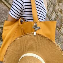 Spring/Summer New Slouchy Travel Hat Clip, Multipurpose Outdoor Backpack Luggage Storage Clip, Fits For Straw Hat Sun Protection Hat - Silver - View 24