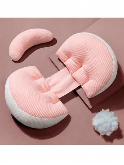 1pc Pregnancy Bolster Pillow, Maternity Lumbar Pillow For Side Sleepers, Pregnancy Body Pillow, Pregnancy Lumbar Support Cushion